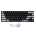 thumbnail image 2 of Gaming Mechanical Keyboard 60% RGB Blue Switch 68 Keys Wired Gaming Keyboard for PC Laptop, 2 of 7