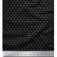 thumbnail image 1 of Soimoi Velvet Fabric Dot & Heart Shirting Print Fabric by The Yard 58 Inch Wide, 1 of 3