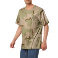 thumbnail image 4 of INSPIRE CHIC T-shirt à Manches Courtes pour Homme à Col Rond à Imprimés Léopard, 4 of 5
