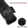 thumbnail image 4 of PU Golf Alignment Stick Cover Case USA Embroidered Cover Case Waterproof Holder Premium Black White, 4 of 8