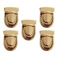 thumbnail image 3 of Tuck Lock Clasp  Purse Buckle Fasteners Wallet Buckle Purse Metal Clasp Locks for DIY Craft Wallets Bag Handbags Making 5Pcs Aureate, 3 of 8