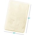thumbnail image 3 of Clara Clark Bath Mat Bathroom Rug - Absorbent Memory Foam Bath Rugs - Non-Slip, Thick, Cozy Velvet Feel Microfiber Bathrug, Plush Shower, Toilet Floor Bathmats Carpet - White - Large Size 20?x32?, 3 of 8