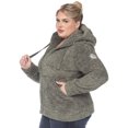 thumbnail image 2 of White Mark Veste Sherpa à Capuchon pour Femmes, 2 of 6
