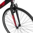 thumbnail image 3 of Vélo hybride Spin Fit Hyper Bicycles 700c pour homme, noir et bleu, pour adultes, 3 of 7