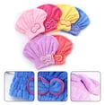 thumbnail image 3 of 6 Couleurs Chapeau de Cheveux en Microfibre Séchage Rapide Turban pour Femmes, 3 of 6