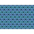 thumbnail image 1 of Ahgly Company Machine Washable Indoor Rectangle Transitional Lapis Blue Area Rugs, 2' x 5', 1 of 7