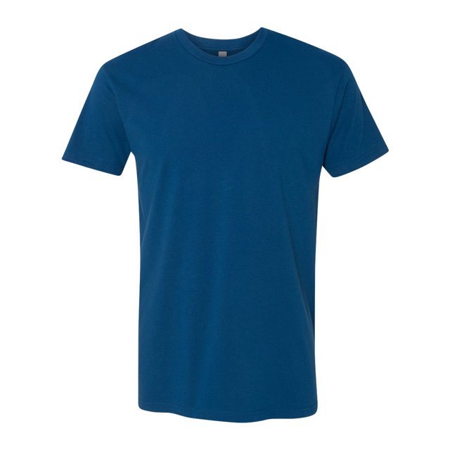 Next Level Cotton Short Sleeve Crew, L, Cool Blue