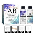 thumbnail image 2 of Colle Cristal Hautement Transparente Jaunissement Colle pour Résine Époxy Ensemble Bricolage 200 ml, 2 of 9