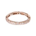 thumbnail image 2 of 1/3ct Diamond Eternity Wedding Ring 14K Rose Gold Womens Stackable Band, 2 of 2