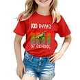 thumbnail image 4 of FhsagQ Mode Décontractée Imprimée pour Garçon et Fille, Col Rond, Manches Courtes, T-Shirt Ample, Taille 6/7, Rouge de Pâques, 4-5 Ans, 4 of 4