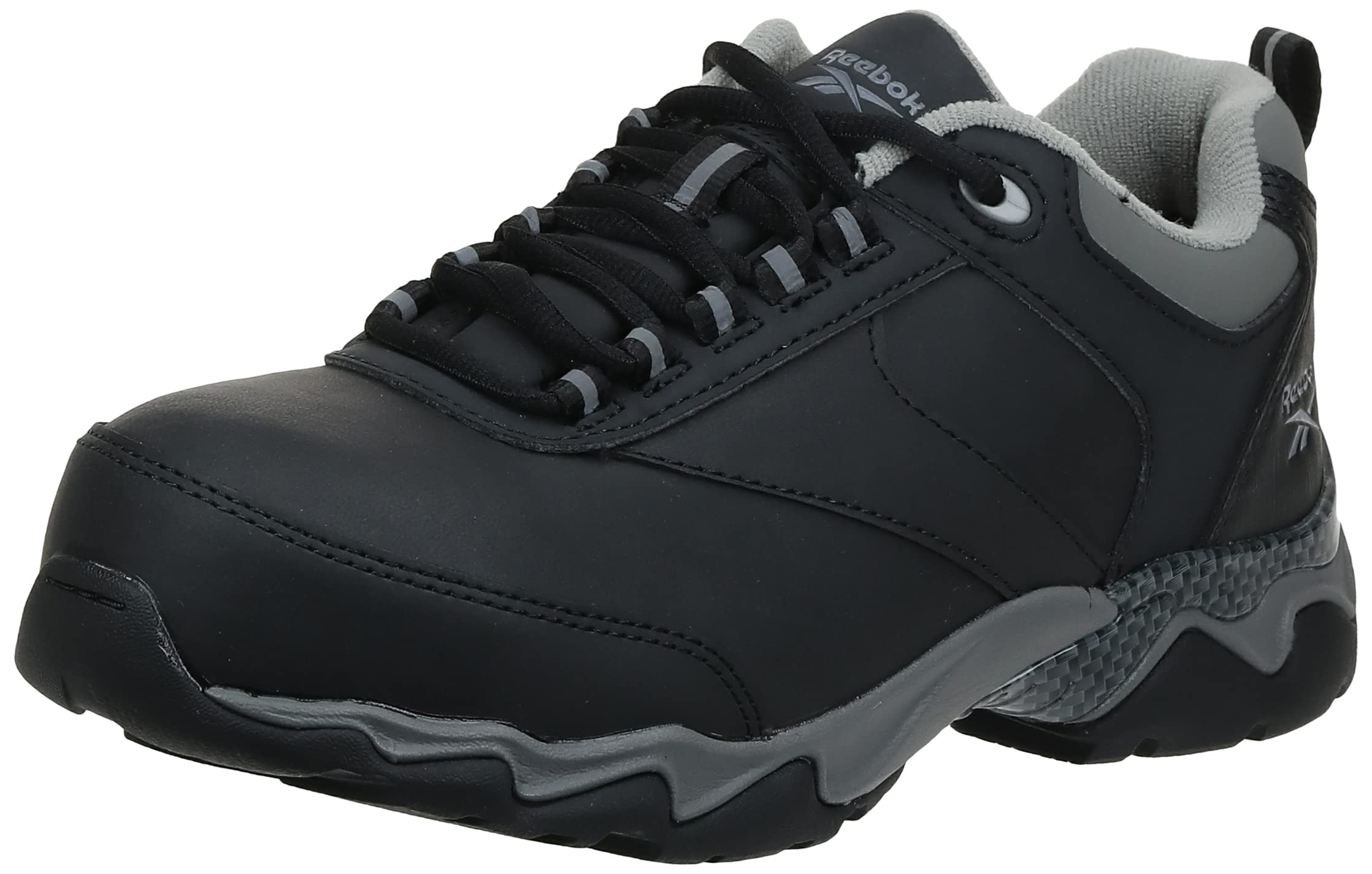 Reebok Work Men's Beamer RB1062 Work Shoe, Black, 6 M US
