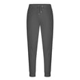 thumbnail image 3 of Meichang Mens Jogger Sweatpants,Elastic Waist Drawstring Track Pants Ripstop Cotton Sports Pants Outdoor Straight Tapered Work Trousers with Pockets Dark Gray S, 3 of 5