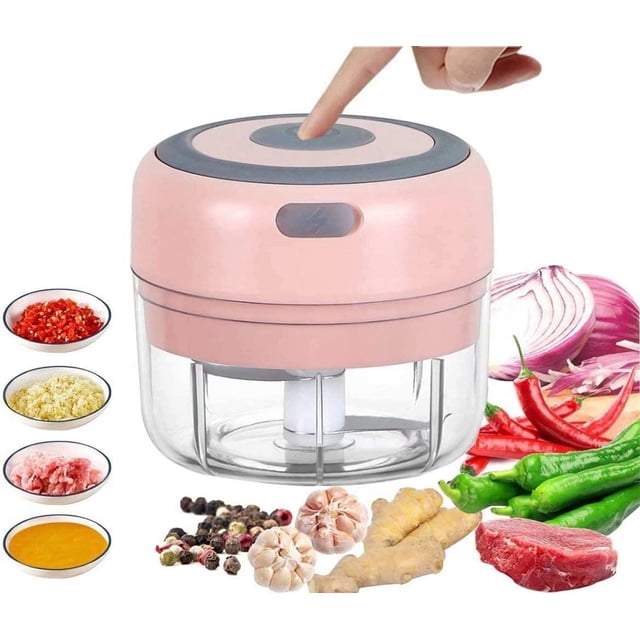 Electric Food Chopper, Portable Fruit Mixer, Meat Grinder, Salad Grinder
