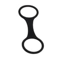 thumbnail image 3 of DYNWAVECA Pince pour Plongée en Apnée, Porte-Clés de Plongée en Apnée, Style Boucle, Retenue de Fixation Pièce de Rechange Souple Verrou Universel de Garde de Tuba Noir, 3 of 10