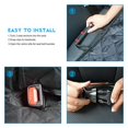 thumbnail image 3 of Dog Car Seat Covers Pet Seat Cover, Waterproof Nonslip Bench Rear Seat Cover Compatible for Middle Seat Belt Fits Most Cars, Trucks and SUVs MPVs, Bucket & Bench Available, 3 of 7