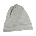 thumbnail image 3 of Bonnets de Voyage Unisexes Automne Hiver Couvre-Chef Réglable Accessoires de Couvre-Chef Couleur Unie Empilable Tricoté Gris Clair, 3 of 7