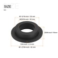 thumbnail image 2 of Unique Bargains Support à Oeillets en Caoutchouc Dia 1-3/16 Pieds (30 mm) Rond Type T pour Protection de Fil, Lot de 4, 2 of 5