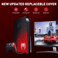 thumbnail image 2 of Console Covers for PlayStation 5 - Spider Pattern PS5 Vented Panel Case Replacement Shell, 2 of 5