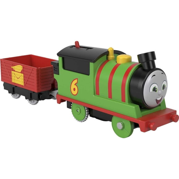 Thomas & Friends Percy Motorized Toy Train, Battery-Powered Engine & Tender