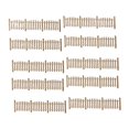 thumbnail image 1 of HILABEE 10 Pieces Mini Fences 1:50 Wood for Mini Fairy Gardens Diorama Scene Layouts Style F, 1 of 5