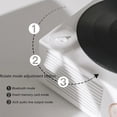 thumbnail image 2 of Turntable Universal Multicolor Wireless Speaker Stereo Sound Wireless Box Charging Record Player Home Studio Desktop Hotel Shop White, 2 of 8