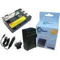 thumbnail image 1 of Canon VIXIA HF R100 Battery and Charger with Car Plug and EU Adapter - Replacement for Canon NB-2LH Digital Camera Batteries and Chargers (1800mAh, 7.4V, Lithium-Ion), 1 of 3