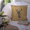 thumbnail image 3 of Carolines Treasures CJ2004-YPW1414 Letter Y Musical Instrument Alphabet Canvas Fabric Decorative Pillow, 3 of 4
