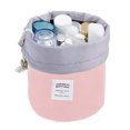 thumbnail image 1 of Cosmetic Bags Women Makeup Bags Drawstring Bucket Toiletry Bag Bathroom Storage Carry Cases Waterproof Make up Pouch Foldable Travel Cosmetic Organizer, 1 of 5