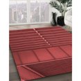 thumbnail image 3 of Ahgly Company Tapis Rectangulaire Lavable en Machine Intérieur Transitionnel Rouge Tomate, 8 Pieds x 12 Pieds, 3 of 7