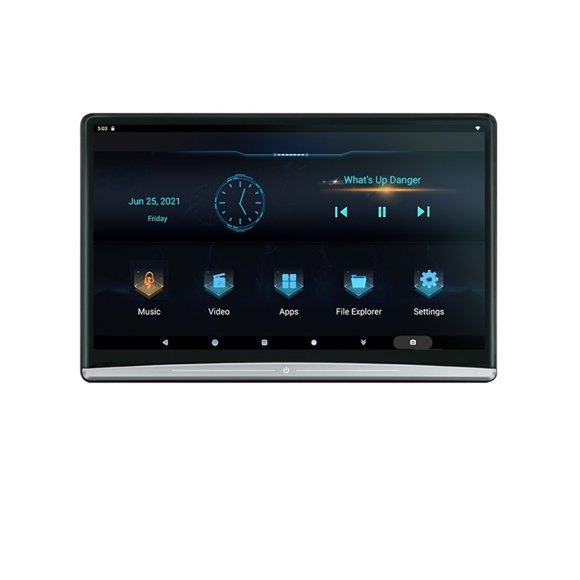 13.3 Inch Headrest TV 4K Car Monitor Multifunction Tablet Touch Screen WiFi/Bluetooth/USB/SD/HDMI In Out FM ,Clear Display