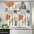 thumbnail image 5 of Valentine''s Day Kitchen Curtains Valance Set of 3,Cute Dwarf 36 Inch Length Tier Curtains with Valance Love Heart Rose Cafe Bar Window Curtains, Rod Pocket,Easy to Install, 5 of 5