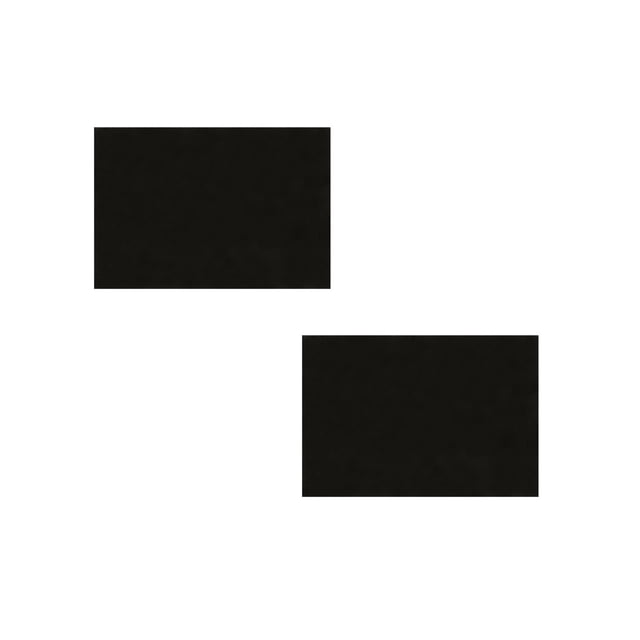 Oleegame 2PC Suitable For Outdoor Barbecue Double Fireproof Barbecue Mats Indoor Fireplace/ Mats Oil And Water Barbecue Protectors For And Terraces Black