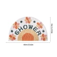 thumbnail image 4 of Iumwxz Bathroom Mat Thickened Semi-Circular Shower Mat Water Absorbent Non-Slip Bathroom Rug for Doorway Toilet Washroom and Bathroom Entrance Ensuring Floor Mat Bathroom Rug Multicolor Polyester, 4 of 9