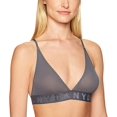 thumbnail image 1 of DKNY DK4024 Seamless Logo Wireless Mesh Bralette Grey ( M ), 1 of 2