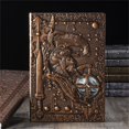 thumbnail image 2 of Clearance! Delayuji Notebooks for School European General Retro Notebook Business Handbook Pu Notepad Providing A Good Experience for Your Daily Use. One Size Multi-Color, 2 of 9