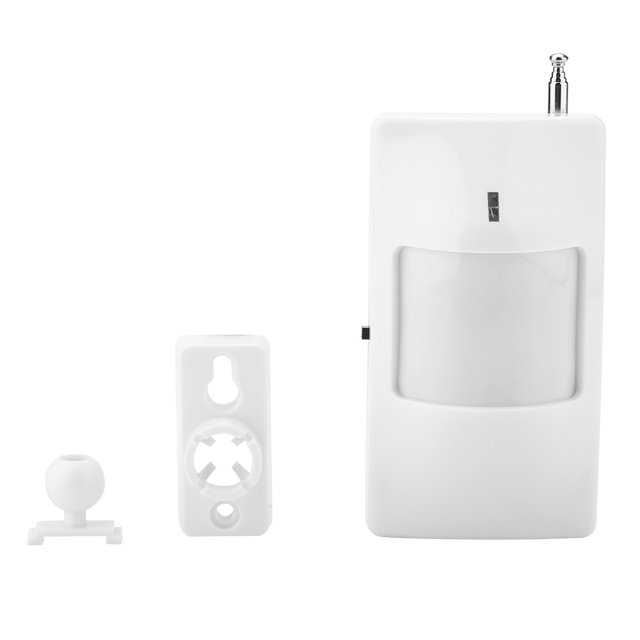 Weatherproof Motion Detector, White Wireless PIR Sensor, 433MHZ Office Buildings For Villas Residential Houses Factories