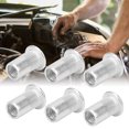 thumbnail image 4 of M5 Rivet Nut, 100pcs Blind Rivet Nut Nutserts Aluminum Flat Head Threaded Insert Nut For The Fastening Field Of Various Metal Plates, 4 of 8