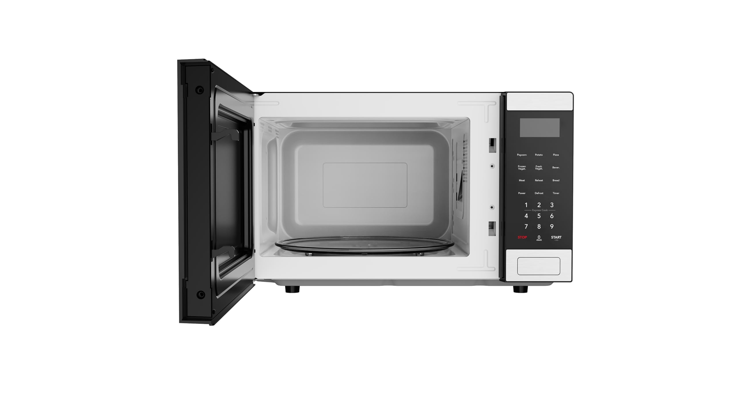 Four à micro-ondes de comptoir Frigidaire de 0,9 pi³, 900 watts, 10 niveaux de puissance, noir