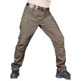 thumbnail image 2 of Wangscanis Men Cargo Pants, Zipper Button Closure Solid/Snakeskin Print Casual Pants Trousers with Pockets, 2 of 3