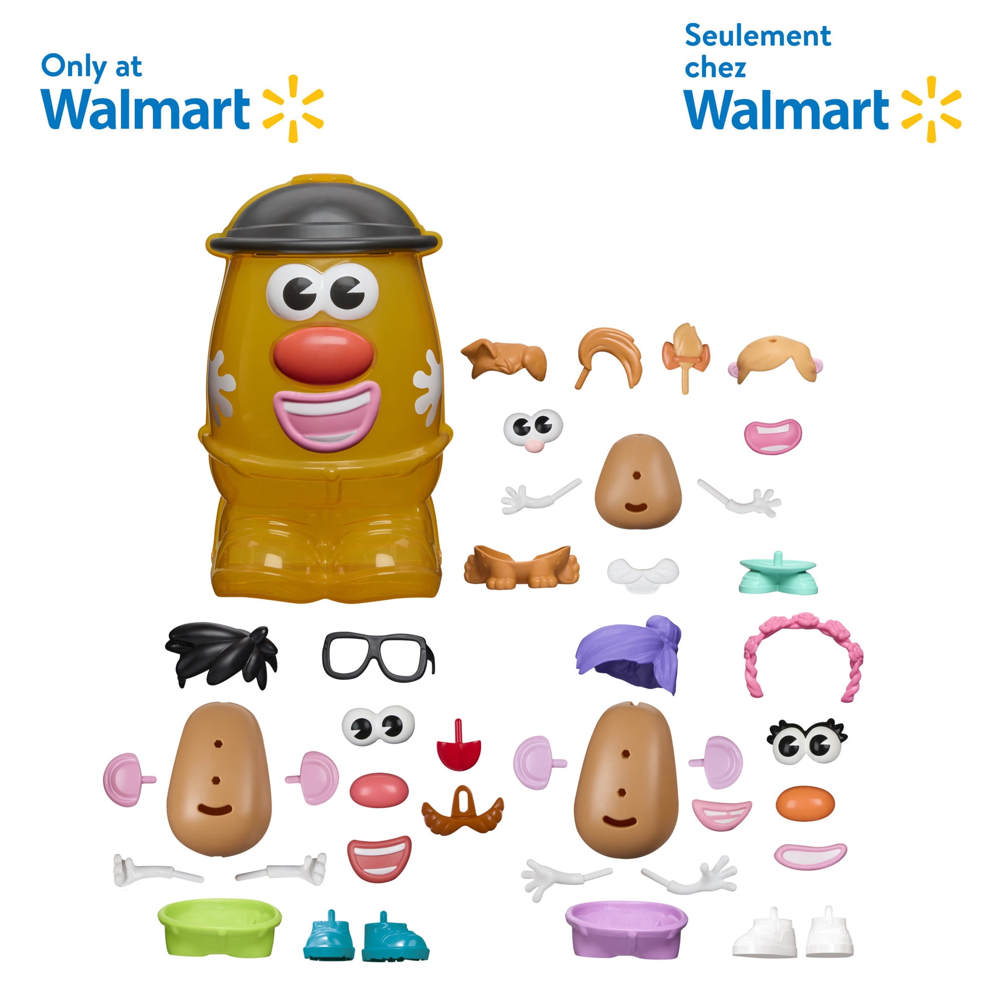 Potato Head coffret Méga patate avec 42 accessoires Potato Head, jouets pour filles et garçons, dès 2 ans