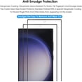 thumbnail image 4 of SELOZKE 2PACK Screen Protector Compatible with Samsung Galaxy S23 Ultra 3D HD Tempered Glass - 9H Hardness Case Friendly Anti-Scratch, 4 of 9