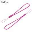 thumbnail image 3 of Unique Bargains 18cm Portable Item Nylon Cord Lanyards Hand Wrist Strap String Rose Red 20 Pack, 3 of 6