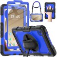 thumbnail image 1 of KOMI Case for Samsung Galaxy Tab A9 Case 8.7 Inch, Full Body Protective with Screen Protector/Hand Strap/Pen Holder, Sturdy Shockproof Samsung A9 Tablet Case 2023 SM-X110/X115/X117, 1 of 5