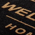 thumbnail image 3 of Bouclair Black Welcome Home Doormat, 3 of 4