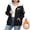 03-Black winter coats for women, variant on Mceream Fleece Jackets for Women Zip up Sherpa Lined Hoodie Graphic Casual Long Sleeve Hooded Sweatshirt Warm Thick Winter Coats Plus Size Outwear Chamarras Para Mujer Para El Frio Red XXL