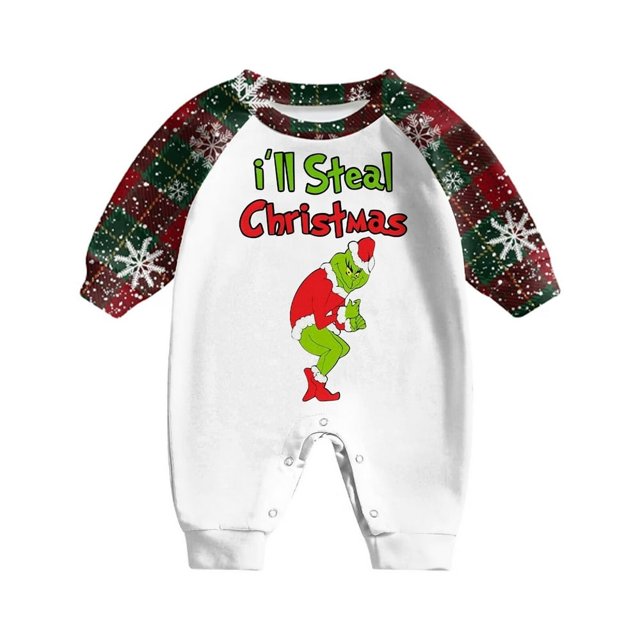 Pyjamas de Noël Assortis pour Enfants Ensembles de Pyjamas de Vacances pour la Famille