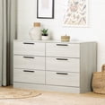 thumbnail image 1 of South Shore Step One Essential 6-Drawer Dresser for Adult, in Winter Oak, 1 of 10