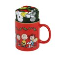thumbnail image 1 of Peanuts Snoopy Christmas Crew Sock & 14oz Mug Combo, 1 of 7