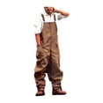 thumbnail image 1 of tredstone Combinaison en Polyester Lavé pour Homme Réutilisable et Lavable Salopettes pour Toute Occasion Confortable Marron TTG, 1 of 6