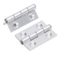 thumbnail image 2 of Cabinet Hinge, Hinges 2Pcs Thickened Flat Open Resin Bushing Aluminum  For Woodworking, 2 of 8